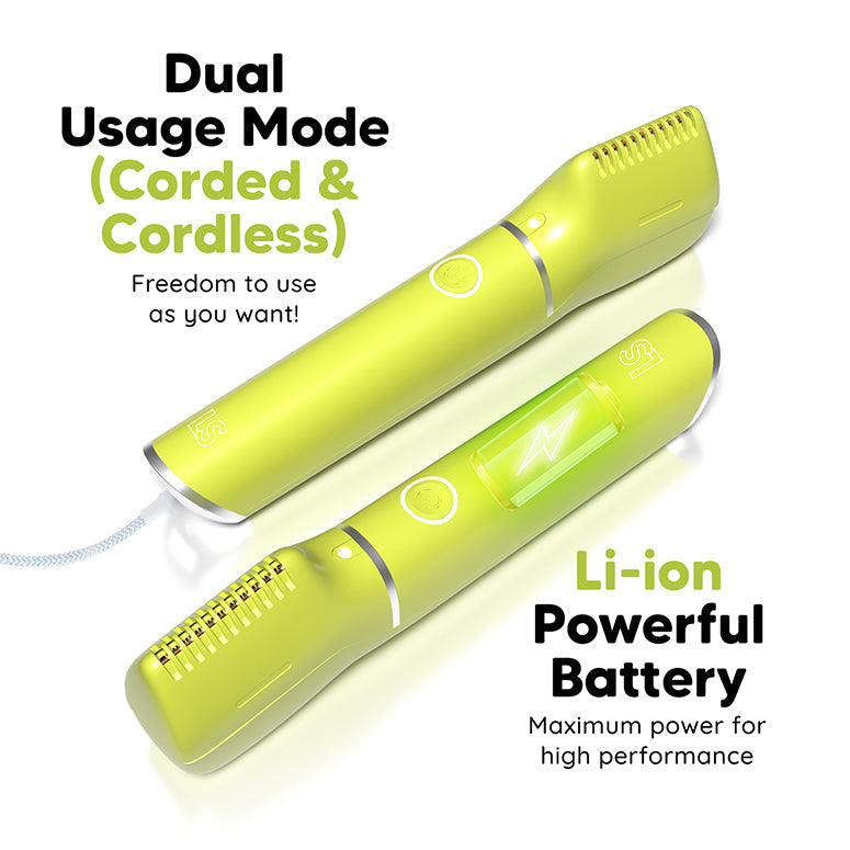 Balls Trimmer Pro for Men – Groin & Body Groomer with V-Shaped Head | Get Free Balls & Bum Hydrating Mist