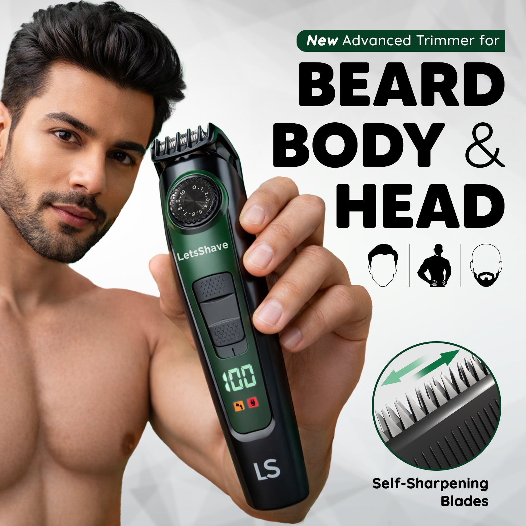 Beard, Body & Head Trimmer for Men | One Trimmer Total Control