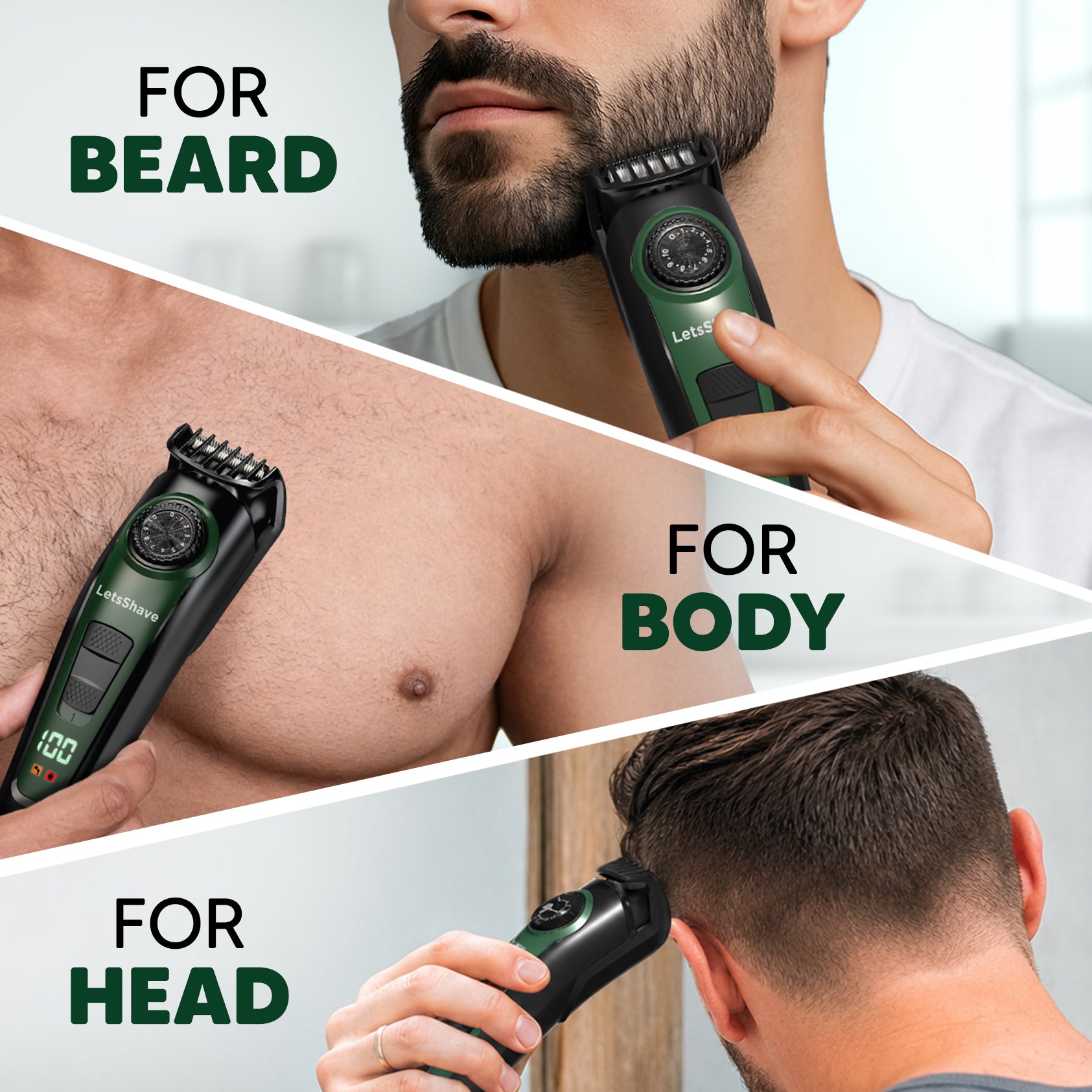Beard, Body & Head Trimmer for Men | One Trimmer Total Control