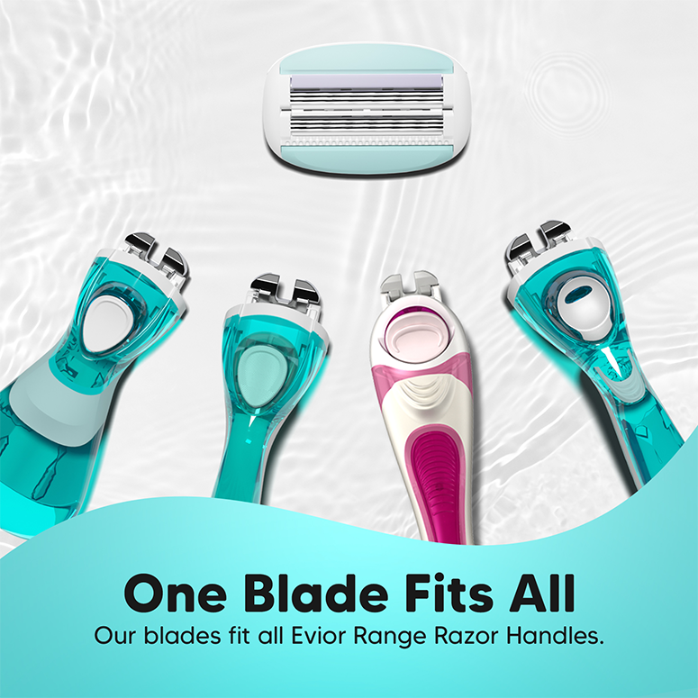 Evior 6 Razor Blades – Pack of 4 Cartridges