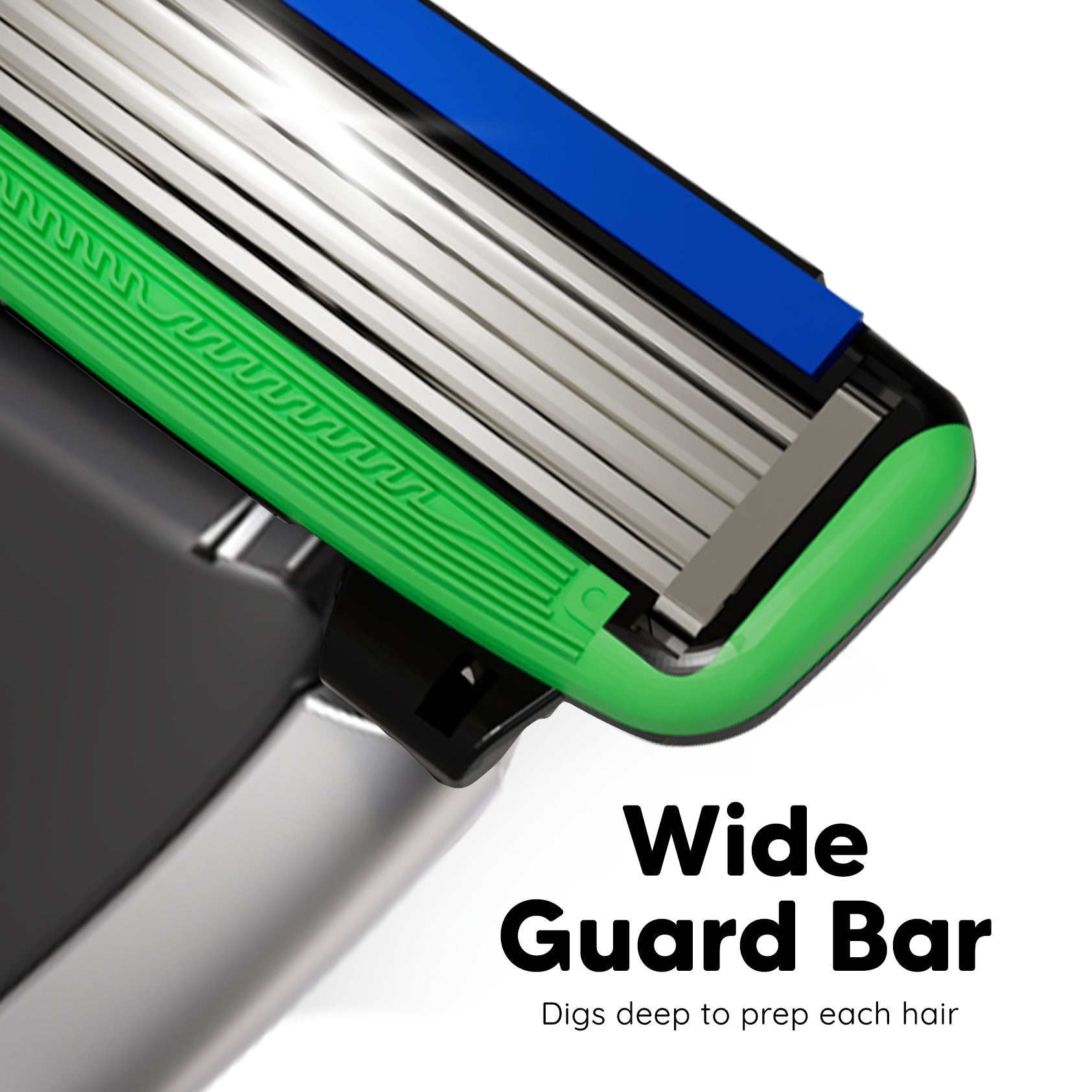 Pro 6 Sensitive Razor Blades (Pack of 12) | World’s First 6-Blade Razor for Men