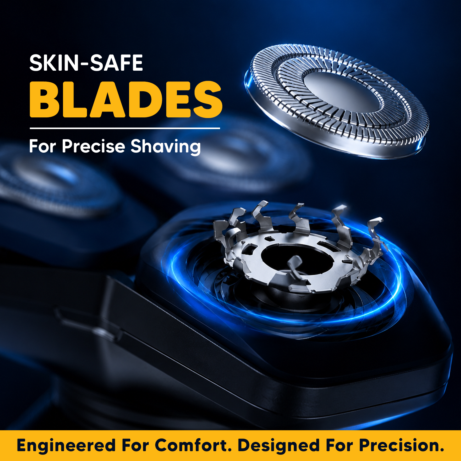 360 Pro Shaver | 6D Magnetic Head Electric Shaver for Men | Wet & Dry Grooming