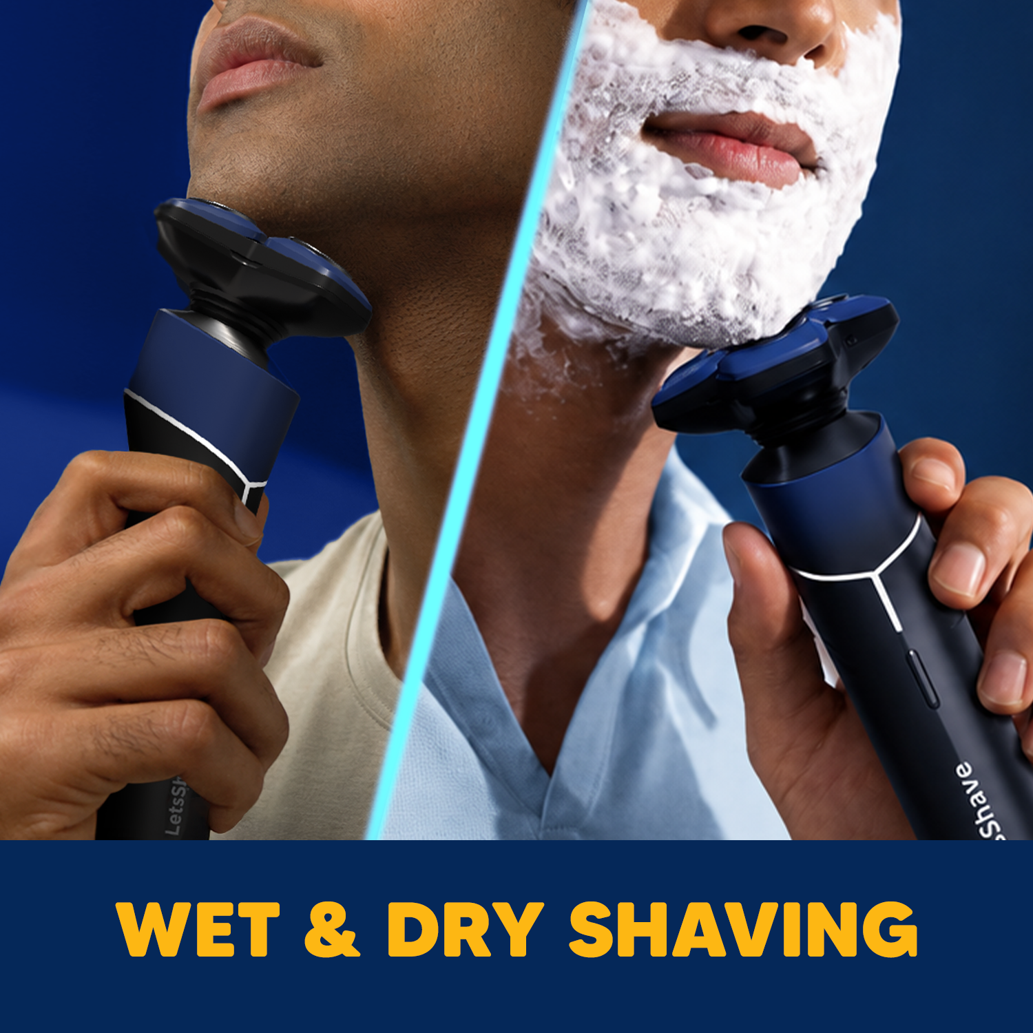 360 Pro Shaver | 6D Magnetic Head Electric Shaver for Men | Wet & Dry Grooming