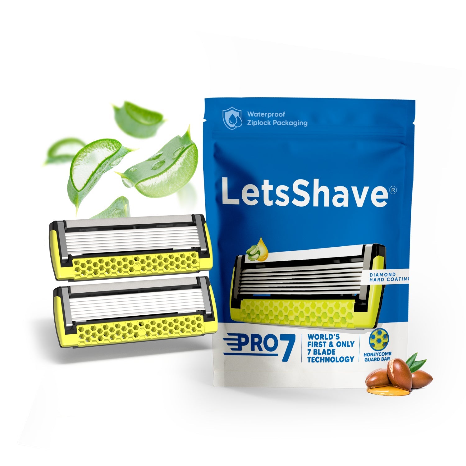 Pro 7 Razor Blades ( Pack of 2 ) – World’s First 7-Blade Technology For Men