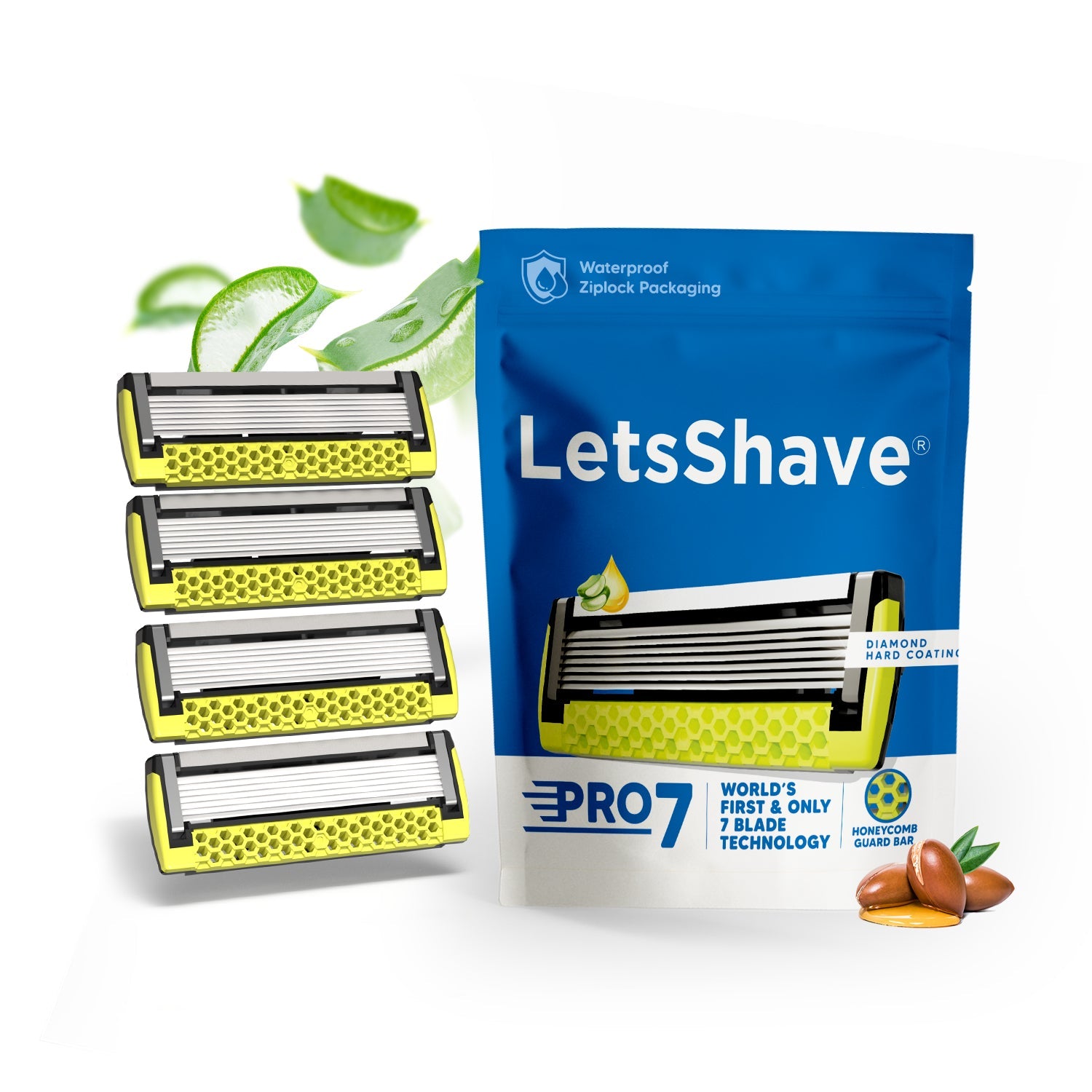 Pro 7 Razor Blades ( Pack of 4 ) – World’s First 7-Blade Technology For Men