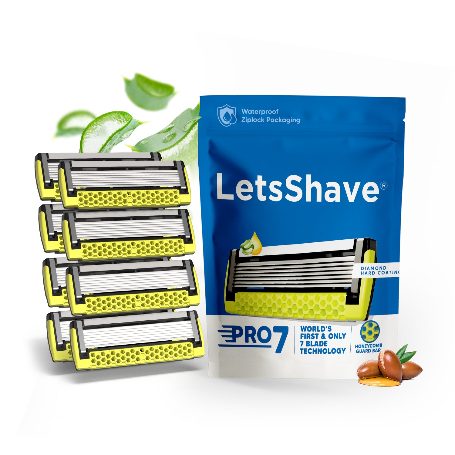 Pro 7 Max | World's First & Only 7 - Blade Razor Technology | Pack Of 8